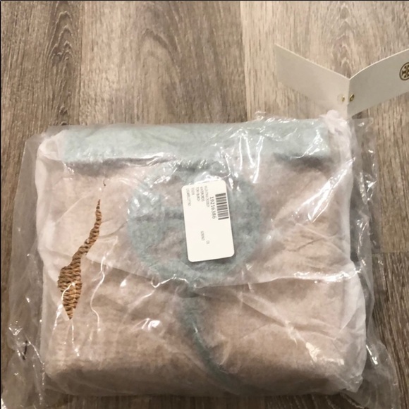 Tory Burch Miller straw green crossbody bag - Picture 8 of 9